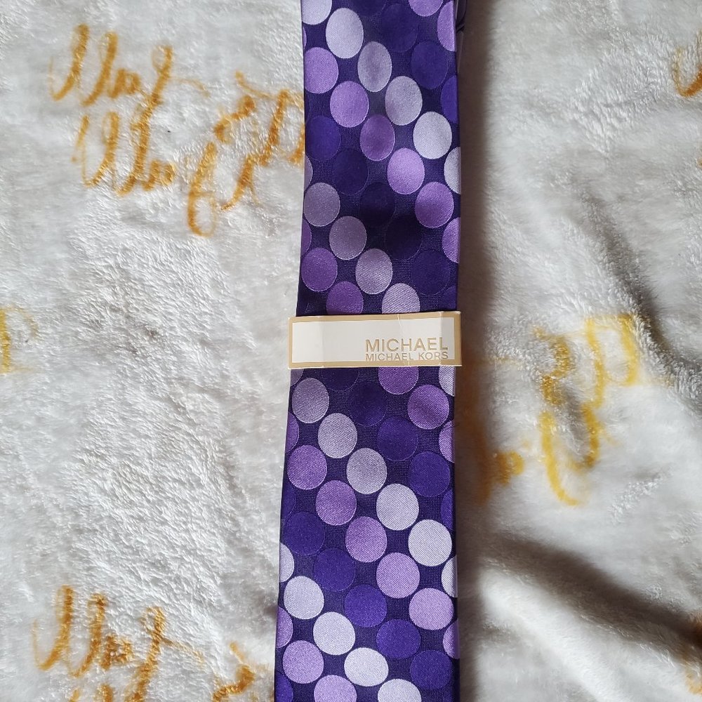 Purple tie - Michael Kors
